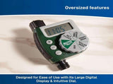 2 Pack Programmable Digital Garden Hose Water Timer with LCD Screen, 1 Outlet, Battery Powered, V1237-ZY-917-110
