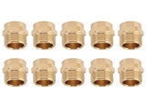 10PCS Directional Slot Nozzle Brass Cooling Misting Rustproof Heat Resistant Water Hose Nozzle for V1294-YM0706-3111230168112