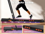 Everfit Treadmill Electric Walking Pad Auto Incline Foldable for Home Gym Black TMILL-TITAN41-PAD