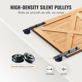 8FT Sliding Barn Door Hardware Closet Track Kit for Single Door I Hanger V952-GCYMWJTJHS8FDEY4EV0