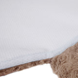 PaWz Pet Bed Cat Calming Beds Dog Squeaky L Tan Large PT1055-L-TA