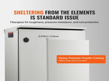 Electrical Enclosure, 24'' x 24'' x 8'', UL Certified NEMA 4 Outdoor Enclosure, IP65 V952-TUL60X60X20CMW0NQV0