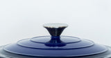 26cm Enamelled Cast Iron French Oven Casserole - Blue V196-CIC26B