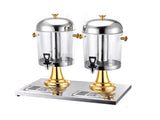 16L Commercial Restaurant Buffet Beverage Juice Beverage Dispenser Drink Container Gold V324-YJB2TANK-16LGD