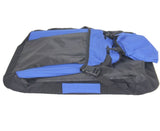 YES4PETS Medium Foldable Pet Dog Puppy Cat Rabbit Soft Crate With Curtain-Blue V278-SC6042-M-BLUE