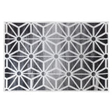 200x300cm Large Floor Black & White Geometric Rug Modern Area Carpet for Bedroom & Lounge V63-838371