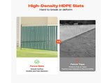 Bottom Locking Privacy Slats, Double-Wall Vertical Bottom-Locking Slats with Wings for Chain-Link V952-SBDYYSBTSBDYG4UFTV0