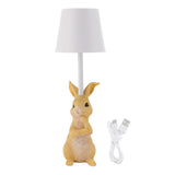Table Lamp Rabbit LED Dimmable Cordless Rechargeable Touch Control Bedside Lamp for Desktop Bedroom V1294-YM0901-3119240141311