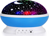 Babies Light Moon Star Projector - USB Cable 360 Degree Rotation Romantic Lighting LED V1263-JX-1835