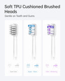Cushioned Toothbrush Heads 6 Pack, New 2025 Version Replacement Heads Compatible with Wave/Wave V1258-DP02-WO-28