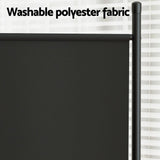 Artiss 3 Panel Room Divider Set of 2 Folding Privacy Screen Fabric Room Separator Partition Black RD-D-PLY-260-BKX2