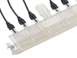 12V Led RGB Waterfall Water Curtain Nozzle Swimming Pool Waterfall Outlet for Pond Fishpond V1294-YM0901-3111240317511