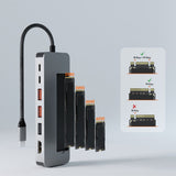 mbeat Elite 9-in-1 USB-C Multiport Hub with Built-in M.2 NVMe SSD Enclosure V186-MB-UCD-HS9