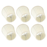 6PCS Modern Fabric Lampshade Light Cover Decoration for Home Chandelier Wall Pendant Lamp V1294-YM0901-3119200091011