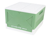 Toys Storage Box with Building Baseplate 37L Stackable Foldable Building Blocks Organizer Storage V1294-YM0901-3117250061412