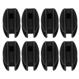 100PCS Electric Fence Insulator Weather Resistant ABS Square Tube Post Insulator for Steel Wire V1294-YM0717-3111220228812