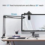 USB Condenser Microphone Bundle Kit,192KHZ/24BIT Professional Cardioid Computer Mic with Adjustable V1192-AZ-W-31785
