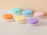 6Pcs 2Oz Small Containers With Lids,Reusable Plastic Storage Jars For Snack And Puree, Salad V1189-LWWAL-20260401-06671