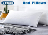 2xQueen Quality Pillows Cotton Hotel Adjustable Home Pillows Down Alternative Pillows V201-W13149555