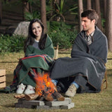 VEVOR Wool Camping Blanket 1.62 m x 2.23 m for Camping Hiking Travel Light Grey V952-LYTYMKPPYMHFTD18EV0