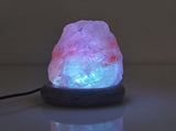 USB Color Changing Himalayan Salt Lamp, Pink Natural Rock LED Night Light V1188-MS-617-110