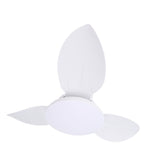 Ceiling Fan Light Flush Mount 25in Small Dimmable LED 6 Speed Quiet DC Motor for Patio Kitchen V1294-YM0901-3119250021012