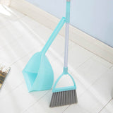 Kids Dustpan Set Soft Fur Plastic Small Broom Dustpan for Baby Kids Toys Kindergarten Green V1294-YM0716-3117220141613