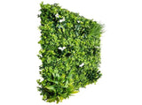Luxury White Oasis Vertical Garden / Green Wall UV Resistant 1m x 1m V637-DP1008038