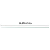 Garden Stakes, 25 Pack, 1800 mm, Plastic Coated Metal Tomato Stakes, Garden Sticks for Plants V952-ZWZCHYZ18M118QM4M001V0