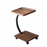 Sofa Side Table Stylish Simple Versatile Dual Layer Couch End Table for Living Room Bedroom Square V1294-YM0901-3116230019711