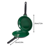 Cake Pan Folding Skillet, Pancake Skillet, Pancake Maker, Copper Omelet Omelette Maker Flip V1192-AZ-W-26532