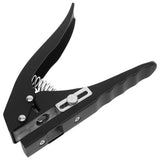 Precise Single Hole Punch Tool for Catering Plastic Cup Lids in Black V1192-AZ-W-22299