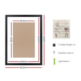 3 PCS Photo Frame Wall Set A3 Picture Home Decor Art Gift Present Black PFS-3F-A3-BK
