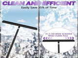 Extendable Shower Squeegee - Up to 120 CM - With Hanging Hook and Squeegee Cloth - Floor Squeegee / V1188-MS101-01194-1