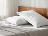 Adjustable Shredded Foam Pillow Dual Side Breathable Cooling Memory Foam Pillow for Side Back V1192-AZ-W-20071