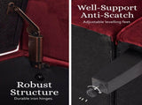 Storage Ottoman Stool Arm Bench Seat 132cm Velvet RED V274-FT-GQ298-RD