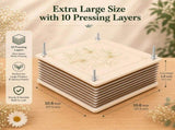Flower Press Kit 10 Layer, Wooden Flower Press for Crafts, Pressed Flowers, Plant Press, V1237-ZY00B0FVMG5NQ4
