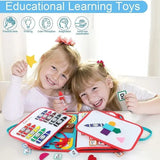 Multicolour Montessori Sensory Busy Board for Kids - Multi-Colour Learning Toy V178-59219