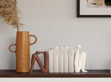 Decorative Bookends for Heavy Books, Statue Bookends for Shelves & Office Desks Brown V1237-ZY-203-5158