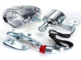Bicycle Generator, Headlight Tail Light 12V 6W Friction Generator Dynamo Headlight Tail Light V1370-AZ4-03824
