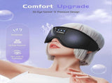 3D Sleep Mask with Bluetooth Headphones - Wireless 5.4, 13H Playtime, Light Blocking V1263-JX-6060