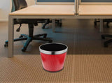 Red Garbage Can,5L Wastebasket, Garbage Bin, Trash Can for, Bedroom, and Kids Room - Small V1366-AZ2-W-03179