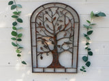 Arched Tree Of Life Wall Art 50x100cm V637-74161TRE