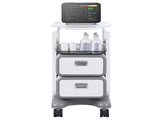 3 Tiers Lab Carts, Lab Utility Cart with 2 Drawers & 1 Top Tray, Mobile Medical Cart with ABS V952-SYSTCECKFBS498TJSV0