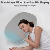 Cooling Memory Foam Pillow 6-in-1 Adjustable Height & Firmness for All Sleep Positions V1107-115-55412