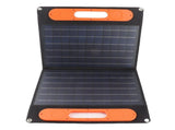 60W 18V Portable Solar Panel Kit Dual USB Port Monocrystalline Folding Solar Charger with Support V1294-YM0901-3111240089311