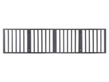 Wooden Pet Gate Dog Fence Retractable Grey 600x 3MM PT1060-4-GY