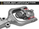 AL-KO 3.5T Off-Road Ball Coupling for Trailers Caravans Electric Brake 619350