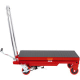 Hydraulic Lift Table Cart, 330lbs Capacity 28.5" Lifting Height, Manual Single Scissor Lift Table V952-DJYYSJPTCHS4NLPJYV0