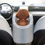 dog car seat, pet travel safety, dog comfort car seat, secure dog seat, Australian pet travel, V1102-136-GRA-96833